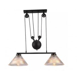 Suspension double design industriel avec Poulie