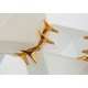 Welles Glass Long LED Chandelier