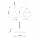 Beat pendant lamp black
