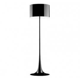 Spun floor lamp design