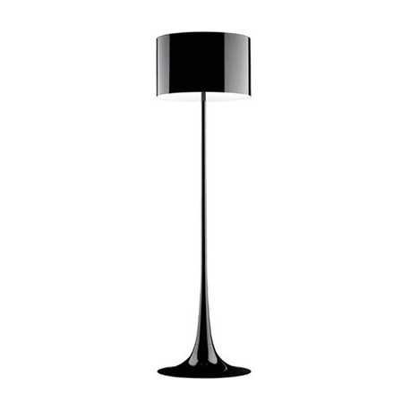 Spun floor lamp design