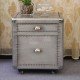 Table d'appoint Dakar en aluminium style industriel