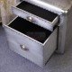 Table d'appoint Dakar en aluminium style industriel