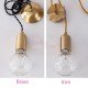 Crystal bulb LED pendant lamp