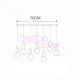 Suspension LED design Crystal bulb