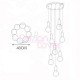 Crystal bulb LED pendant lamp