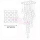Crystal bulb LED pendant lamp