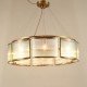 Stilio Ring pendant lamp in brass
