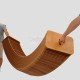 Flexible Expanding Paper bench H42cm in kraft