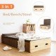 Combo Tabouret/Canapé/Lit extensible et modulable