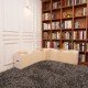 Flexible Expanding Paper bench seats 6p in white