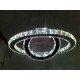 Circle crystal LED Pendant lamp 2 ring