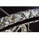 Circle crystal LED Pendant lamp 2 ring