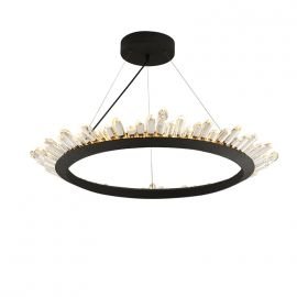 Prometheus III LED crystal chandelier
