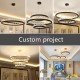 Prometheus I+II LED crystal chandelier