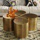 Table d'appoint table basse design Brass Teardrop