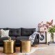 Table d'appoint table basse design Brass Teardrop