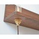 Frame 90 wall lamp with Shelf in walnut