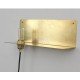 Frame 90 wall lamp with Shelf in brass
