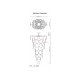 Chandelier design Nimbus Cascade