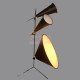 Cone design tripod stand floor lamp