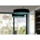 Suspension LED design Spiro Noir