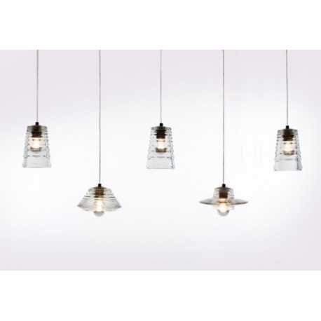 Pressed Glass pendant lamp