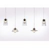 Pressed Glass pendant lamp