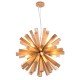 Firework wooden pendant lamp