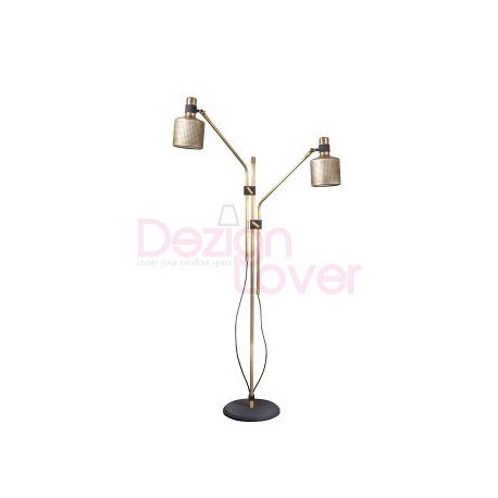 Lampadaire design Riddle double