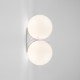 Brass Architectural Wall Lamp Double