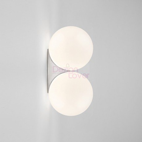 Brass Architectural Wall Lamp Double
