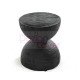Clessidra stool in solid wood