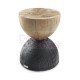 Tabouret Clessidra en bois massif