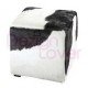 Tabouret Cube Ottomane Peau de vache