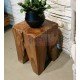 ST04 backenzahn design stool/side table in TEAK