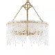 Cold Heart Ice Glass Round Chandelier
