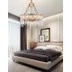 Cold Heart Ice Glass Round Chandelier