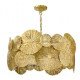 Lily Pad Brass Pendant Lamp