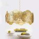 Lily Pad Brass Pendant Lamp