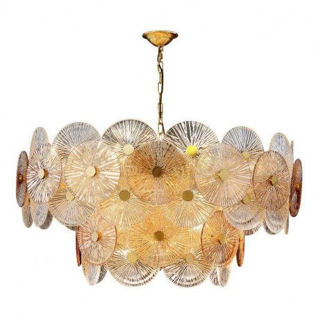 Lily Pad Glass Chandelier Two