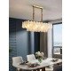 Leon Rectangular Chandelier 2 Tiers Luxury Lighting