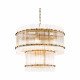Ruby Rond Chandelier 2 Niveaux