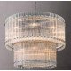 Ruby Rond Chandelier 2 Niveaux