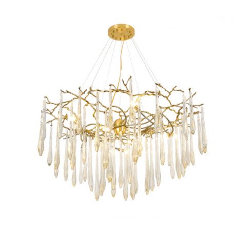 John-Richard Teardrop Round Chandelier