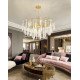 John-Richard Teardrop Round Chandelier