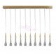 Allure LED linear Ceiling lamp Chandelier