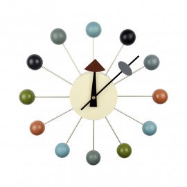Horloge Nelson ballclock multi-couleur