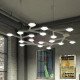 LED Net Round Pendant Lamp circle Artemide