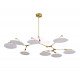 Chandelier LED design Branching Disc 9 lampes